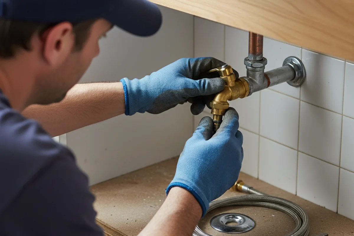 Shutoff valve and fitting work during Emergency Plumbing in Chanhassen